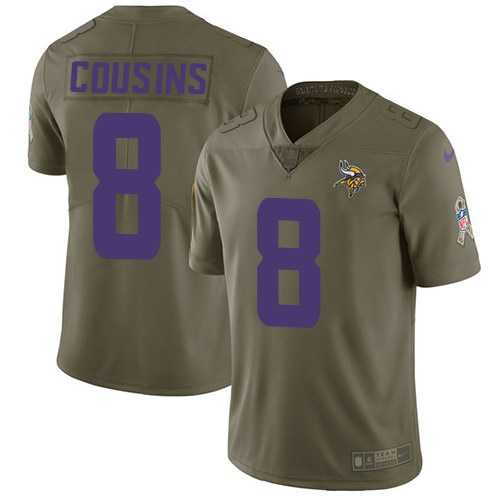 Nike Vikings 8 Kirk Cousins Olive Salute To Service Limited Jersey Dzhi,We sell and wholesale Nike Vikings 8 Kirk Cousins Olive Salute To Service Limited Jersey Dzhi on line form chian!